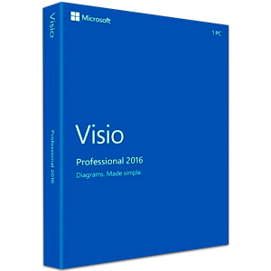 MS Visio Professionnel 2016 (1 PC) - Bind