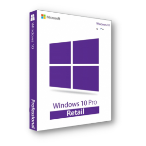 Windows 10 Professionnel Retail (5 users)